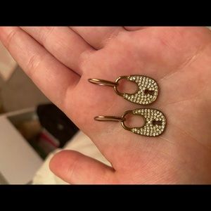 Michael Kors lock earrings